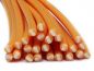 Preview: Plastic welding rods PE-HD 4mm round Orange (RAL2000) 25 rods HDPE front | az-reptec