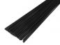 Preview: Plastic welding rods PE-HD 3mm round Black 1kg rods HDPE