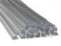 Preview: Plastic welding rods PET-G 6mm triangular Transparent 25 rods | az-reptec