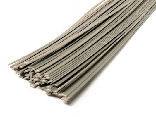 Plastic welding rods PP 8x2mm Flat Beige 1kg rods | az-reptec