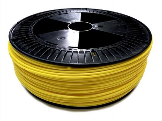 Plastic welding rod PE-HD 4mm round Yellow (RAL1018) 2,4 kg coil HDPE top | az-reptec