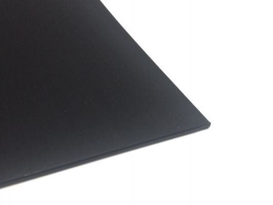 Plastic plate PS 2mm Black 300 x 200 mm