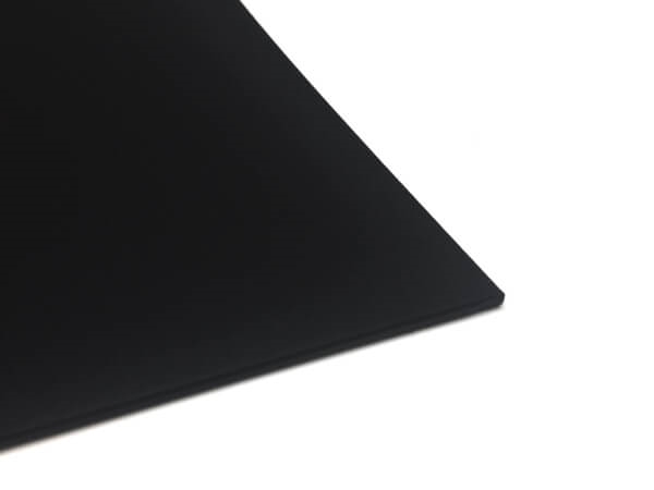 Kunststoff HDPE / PE-Platte, schwarz, 8 mm pro m2
