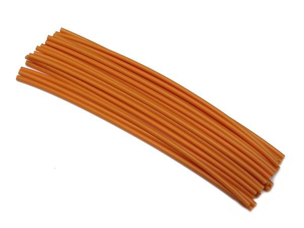 Plastic welding rods PE-HD 4mm round Orange (RAL2000) 25 rods HDPE Top | az-reptec