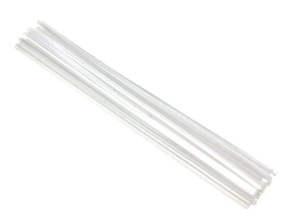 Plastic welding rods PS 4mm Triangular Transparent 25 rods Top | az-reptec