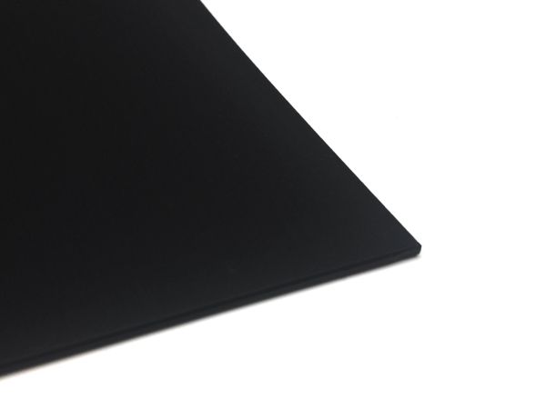 Kunststoffplatte PE-HD 2mm Schwarz 300 x 200 mm HDPE | az-reptec