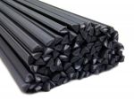 Plastic welding rods ASA 4mm Triangular Dark Gray 25 rods