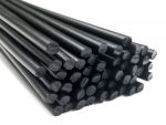 Plastic welding rods PE-HD 4mm Round Black 25 rods