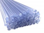 Kunststoffschweißdraht PVC-U hart 4mm Rund Transparent 25 Stäbe