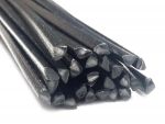 Plastic welding rods PPE-PA 4mm Triangular Black 25 rods